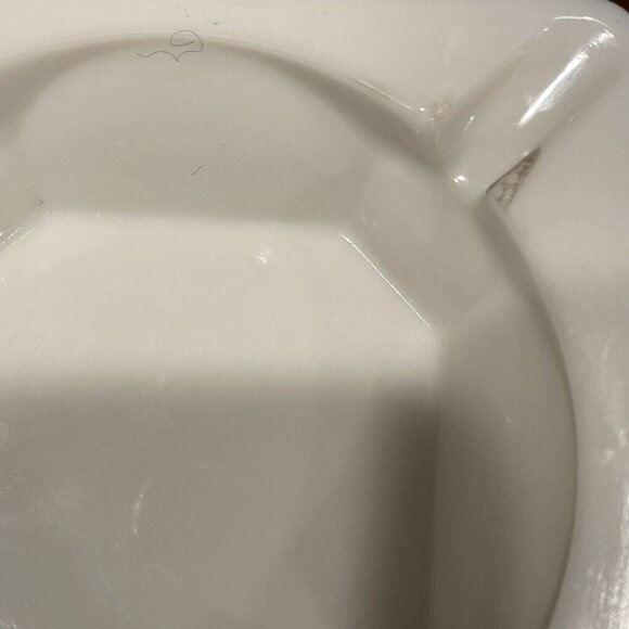 Westmoreland Ashtray Vintage Milk Glass Square Cigarette 4" Bar Ware Cigars - Picture 6 of 6